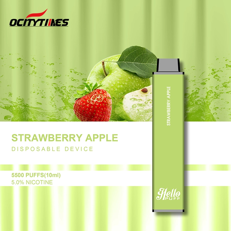 Ocitytimes Plus Vape descartáveis Puff preço de fábrica venda quente directamente a 5% de nicotina Sal Vape descartáveis Barra descartáveis de caneta