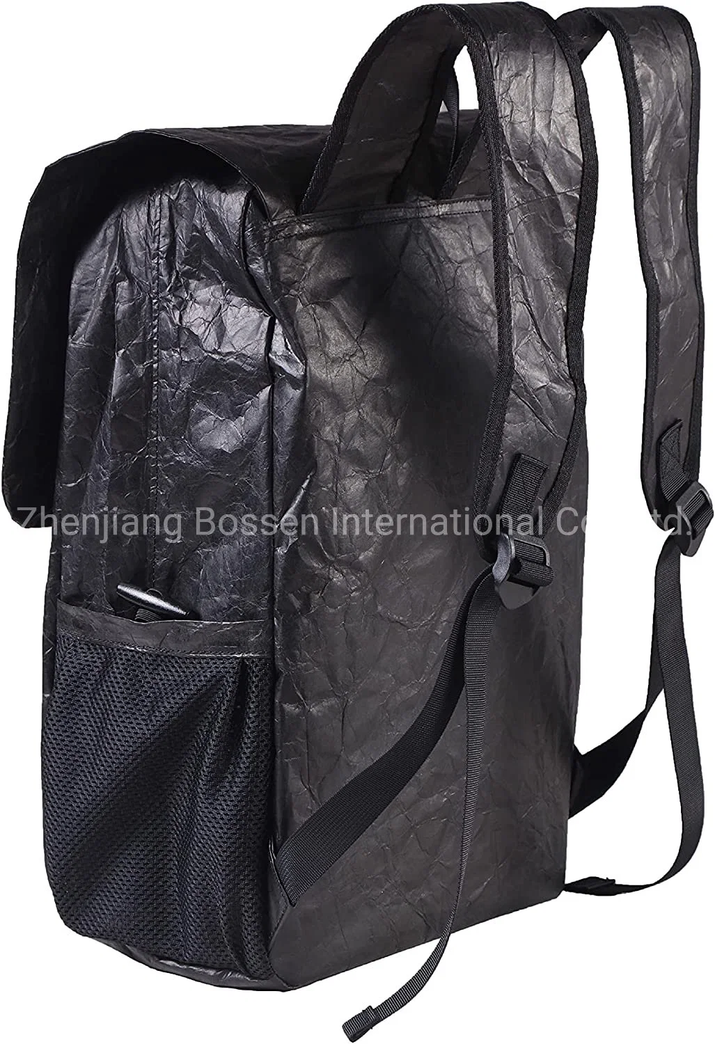 China Factory OEM Custom Logo Imprimir papel DuPont Tyvek impermeable Mochila Bolsa de papel reutilizable