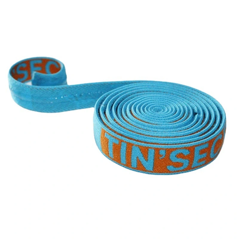 Jacquard Elastic Band with Transparent Glue on The Back Side Elastic