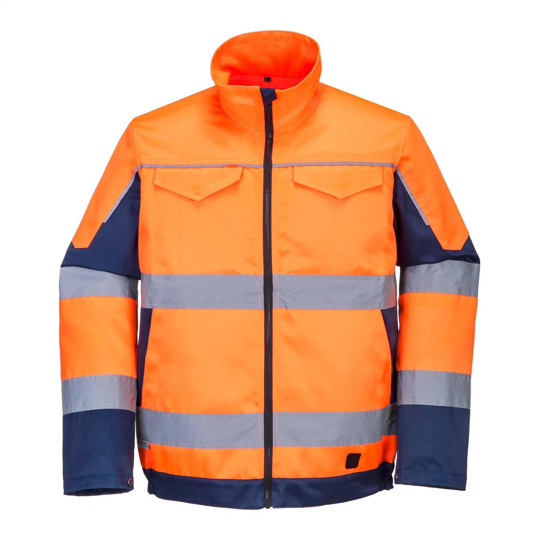 La máxima calidad Hi Vis chaqueta, poliéster/algodón Water-Proof Coat, paño de la seguridad vial