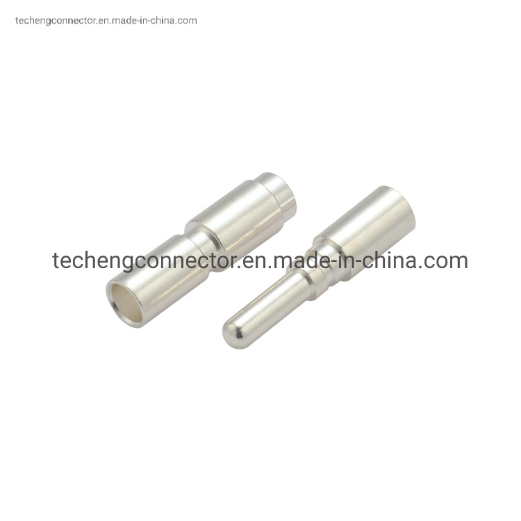 Custom Female and Male Pins for Type 2 Socket for Charging Electric Vehicles