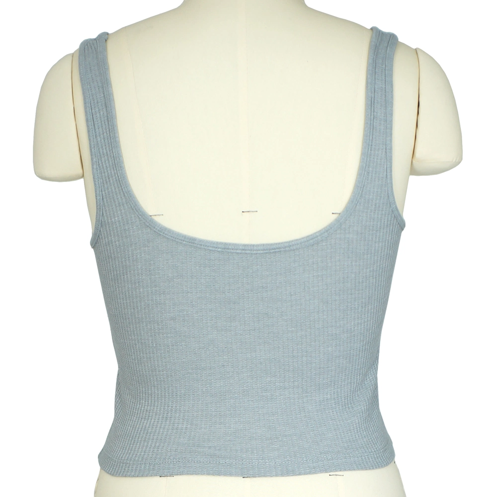 Ladies Camisole with Waffle Crop for Tank Top Underwear