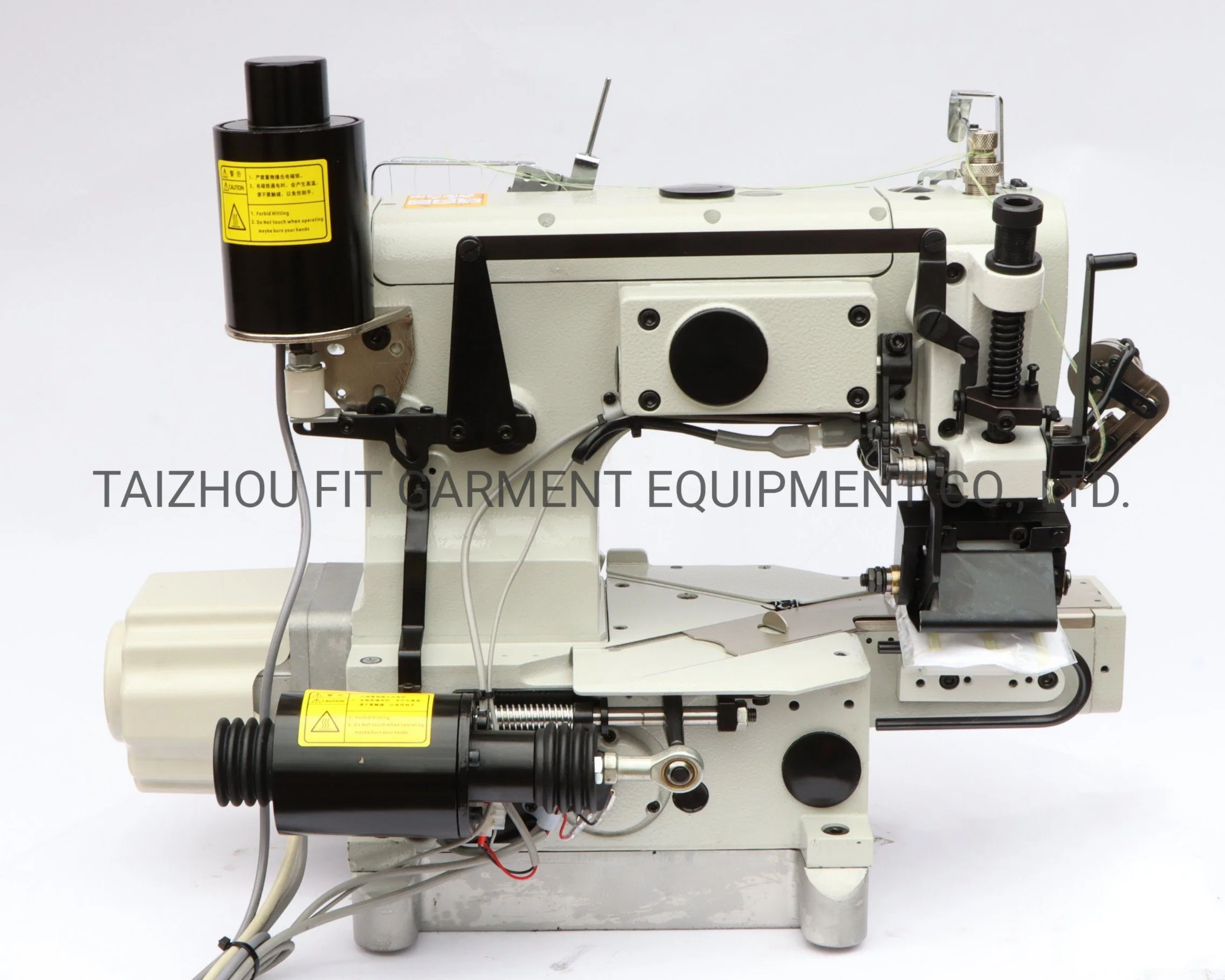 Direct Drive Cylinder Bed Overlock with Puller and Electronic Auto-Trimmer Machine Fit 600d-01eut-P