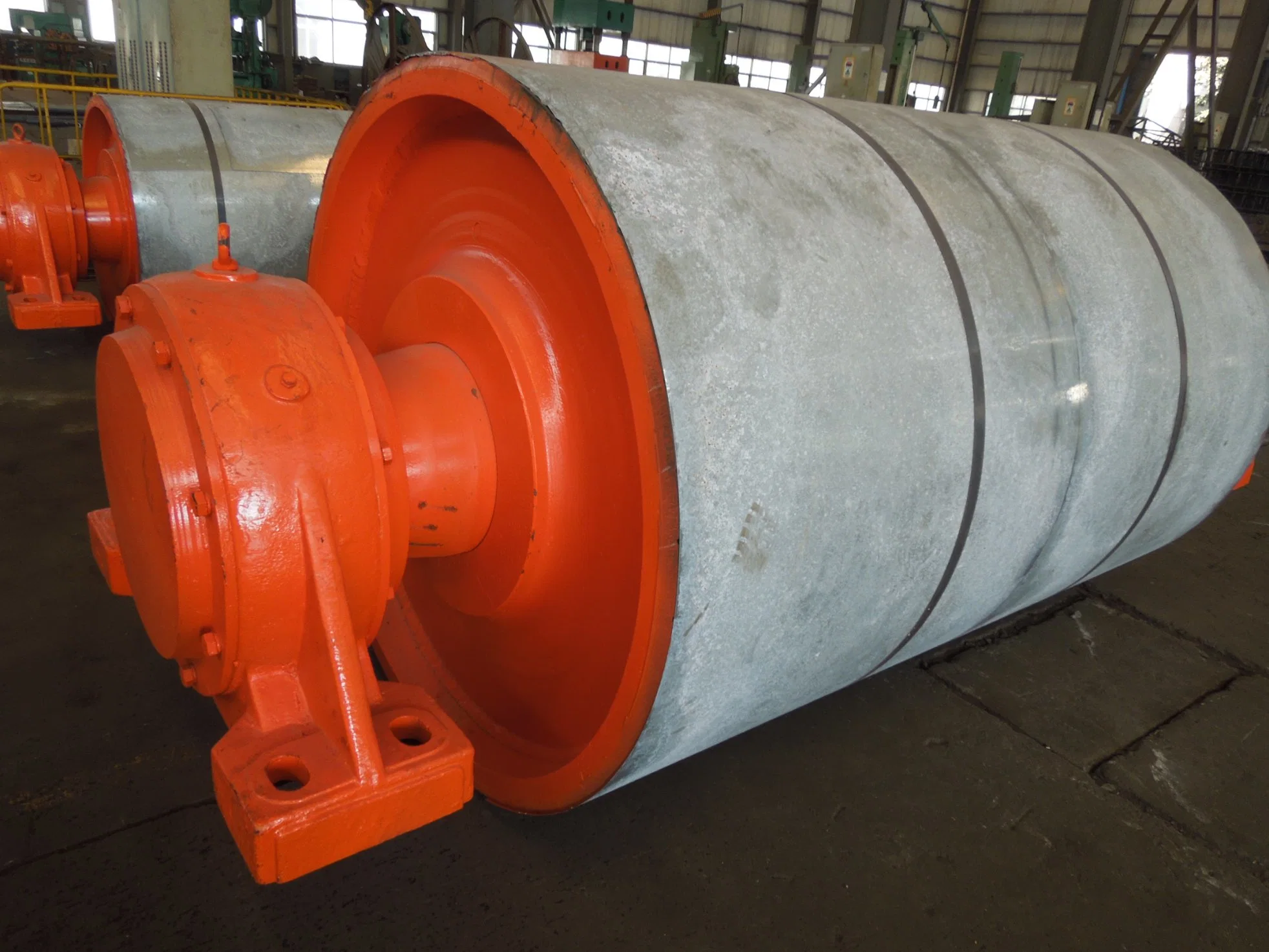 Mining Conveyor Belt Conveyor Drive Pully Drum with Rubber