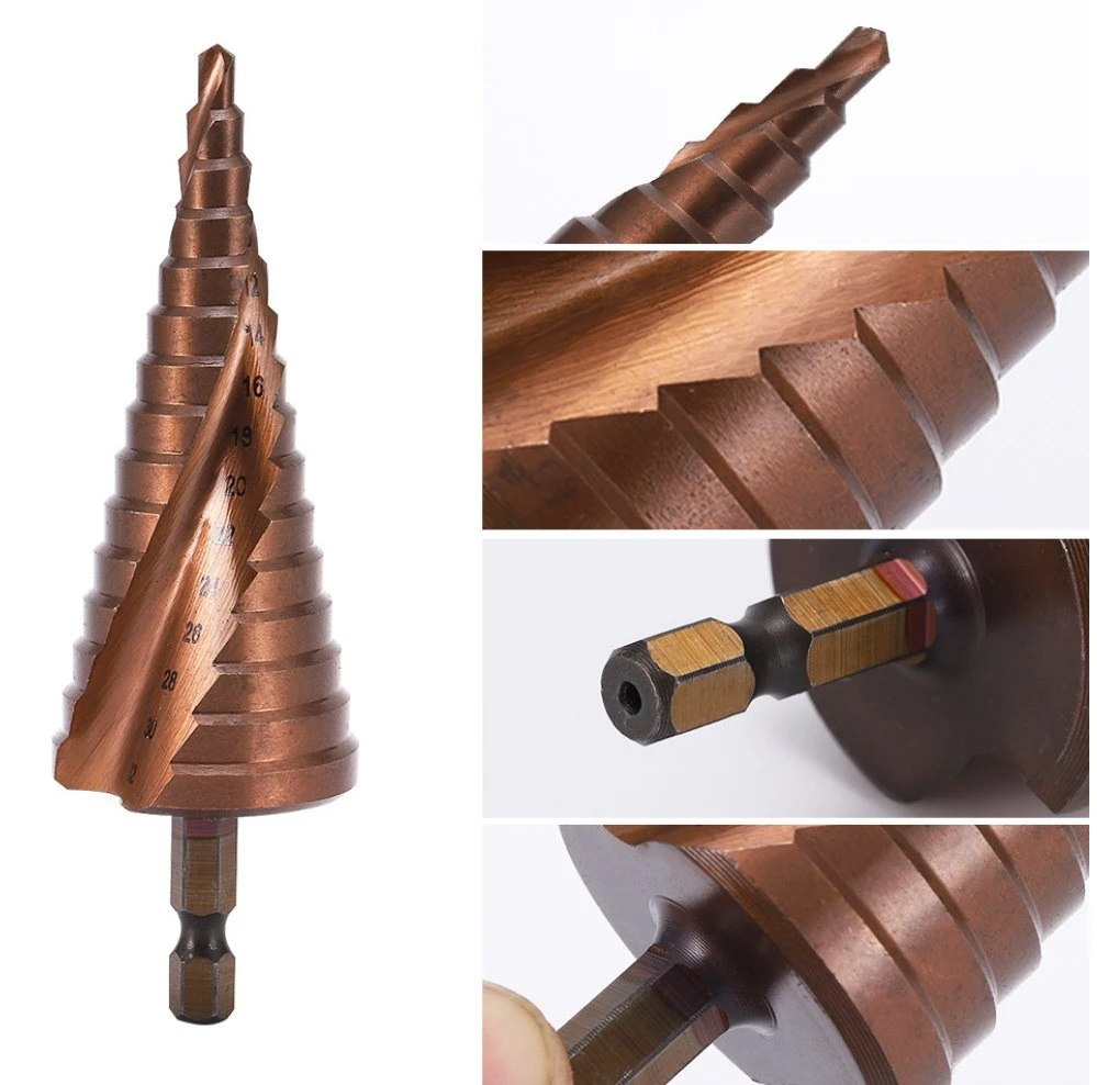 M35 Cobalt Spiral Fluted Step Drill Bit