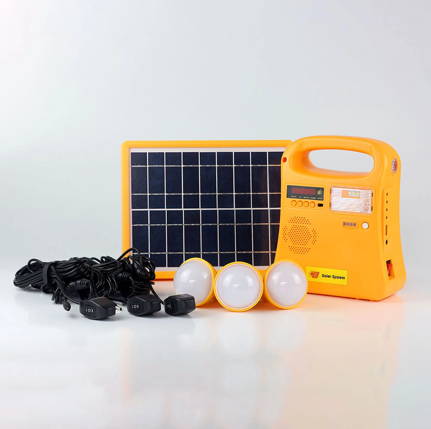 10W Solar System Home Kit for Africa/India/Pakistan (Mobile Charger/Bluetooth/MP3/FM Radio)