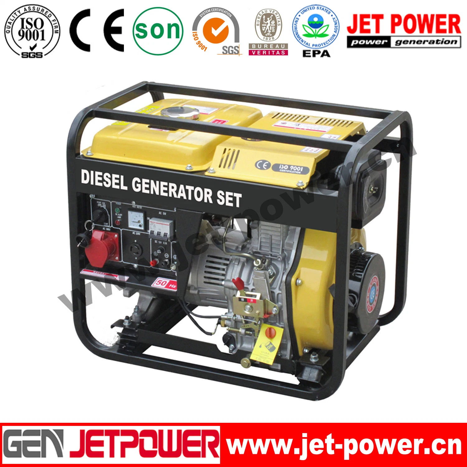 Ep6500 Max Power 5.5kw 5500W Prime Power 5kw 5000W Honda Gasoline Generator with Gx390 Honda Engine