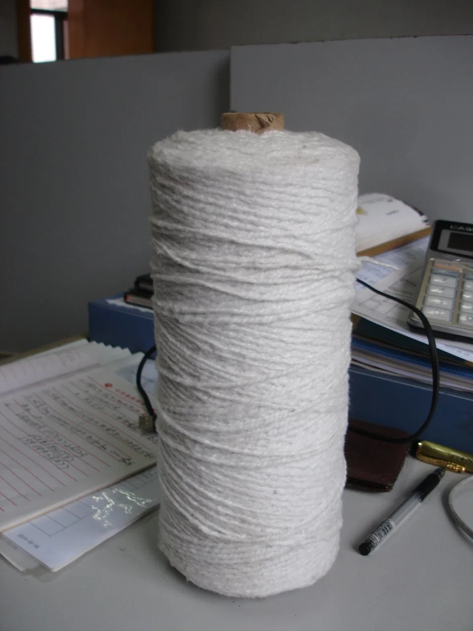 Luyangwool Kaowool Precio razonable de alta calidad de fibra de vidrio de fibra cerámica de Acero Inoxidable 1260 Hilados de Fibra cerámica resistente a la buena calefacción los materiales de sellado