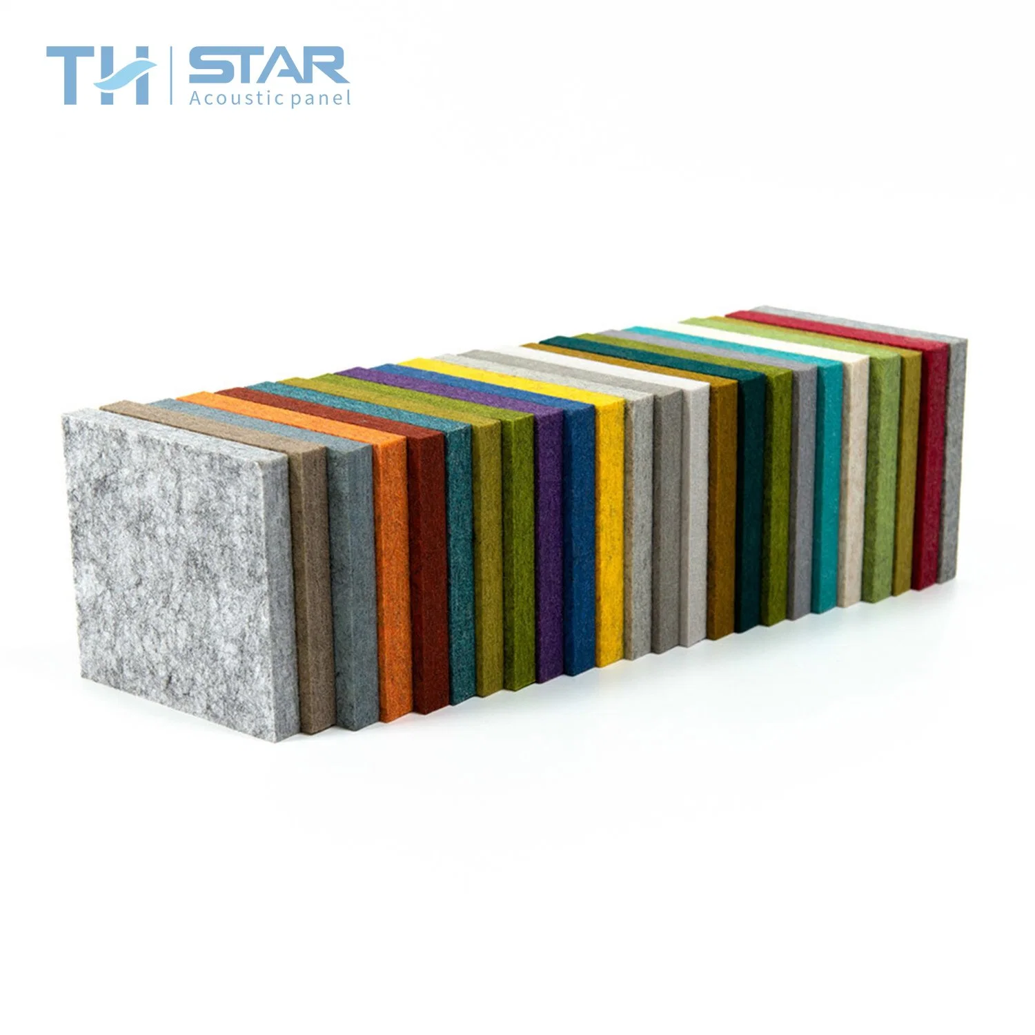 Th-Star 3D Polyester Pet Felt Decorative Soundproofing Panel