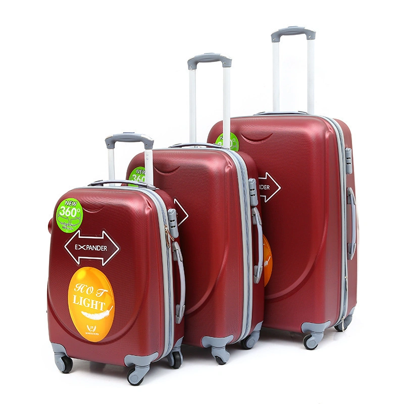 Happy Colorful Trolley Luggage Bag ABS Suitcase Travel Luggage