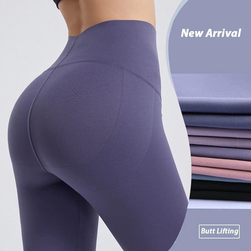 Premium Butt Lifting Yoga Pants/Gym Workout Leggings/ Running Tights Export to USA, Japan, Canada, UK, Germany, Korea, Australia Nylon Athletic Sports Troursers