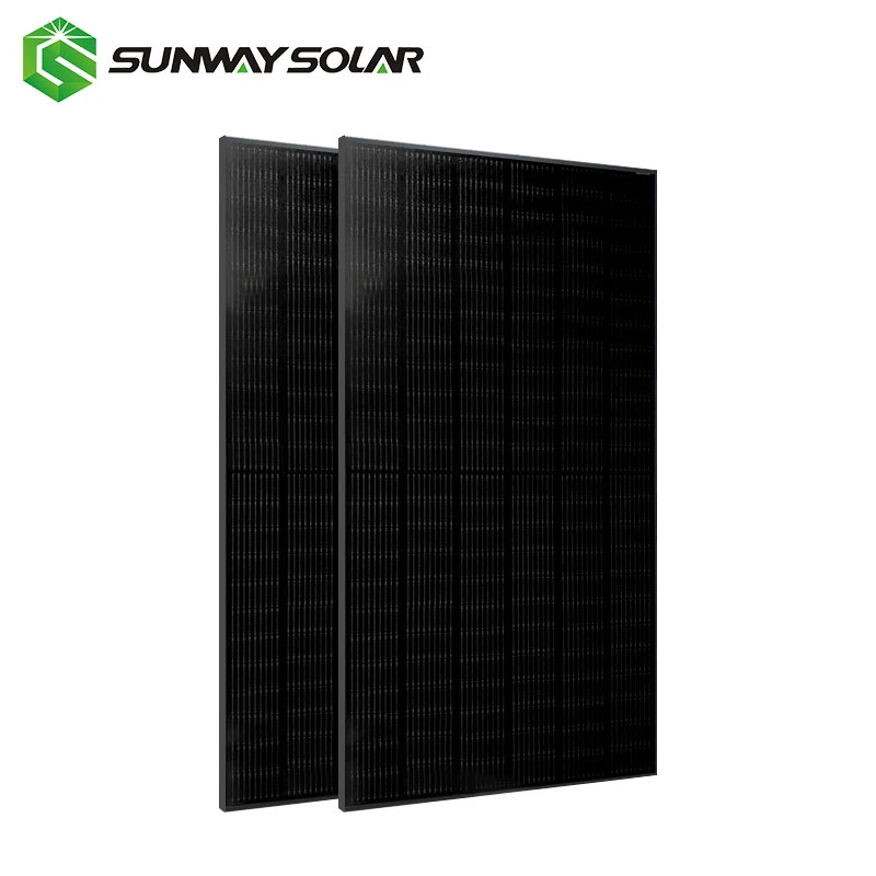 Europe Popular Solar Panel All Black Mono 440W 450watt 445W 455W Full Black 166mm Cells Modules P Type