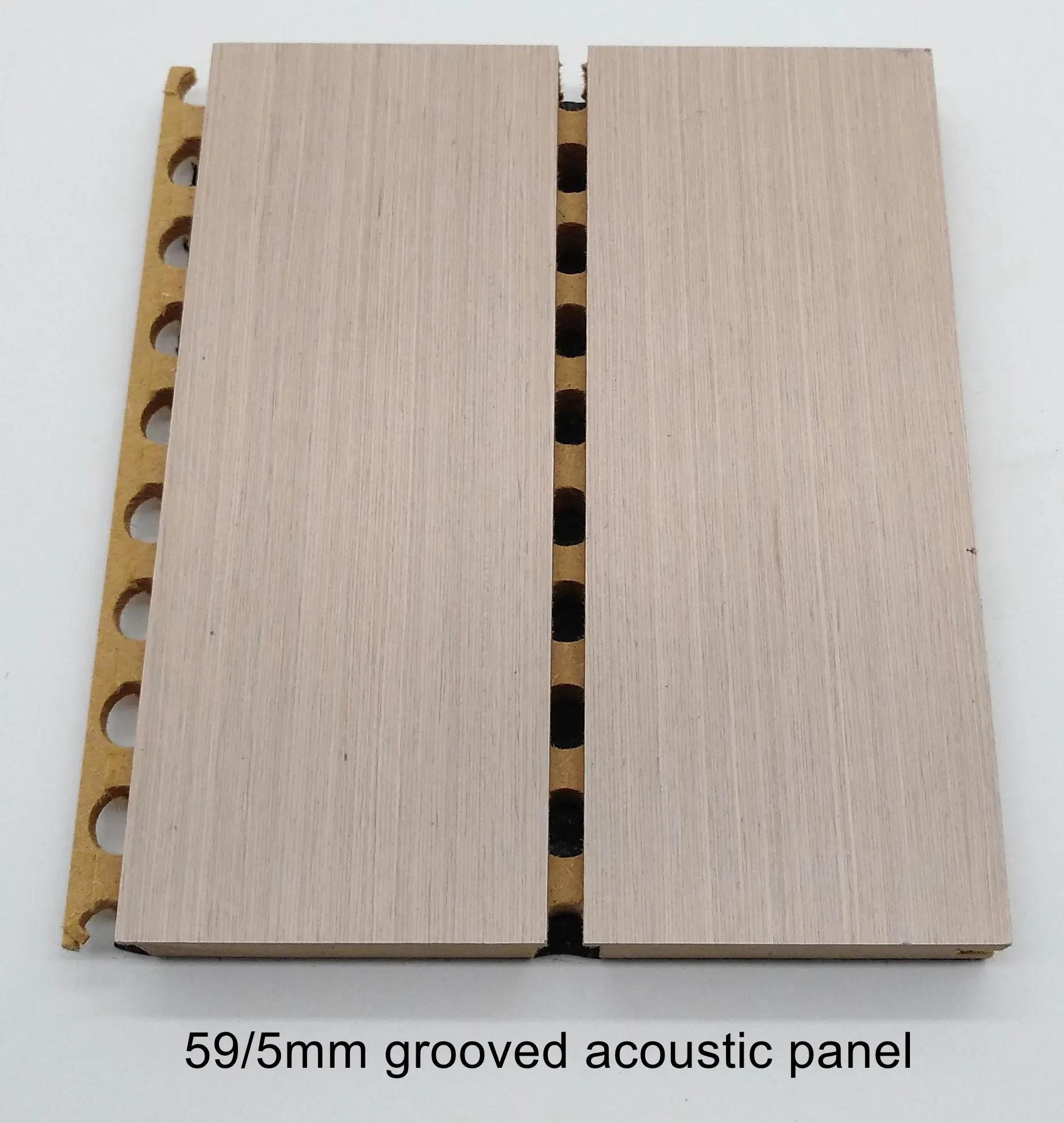 59-5mm Slat Acoustic Panel Sound Absorption Interior Wall Ceiling Soundproofing Building Product