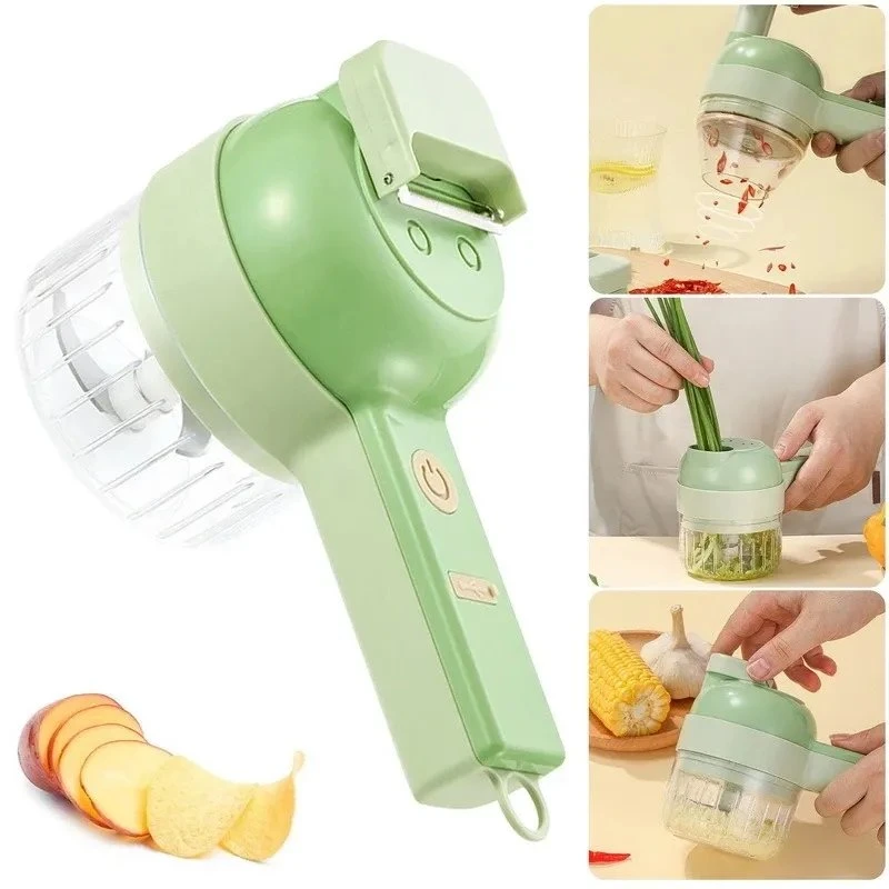 Gadget de Cozinha do masher elétrico da picadora de vegetais