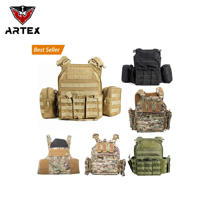 Wholesale Oxford Fabric Adjustable Lightweight Protective Tactical Vest with Molle System Tactical Vest