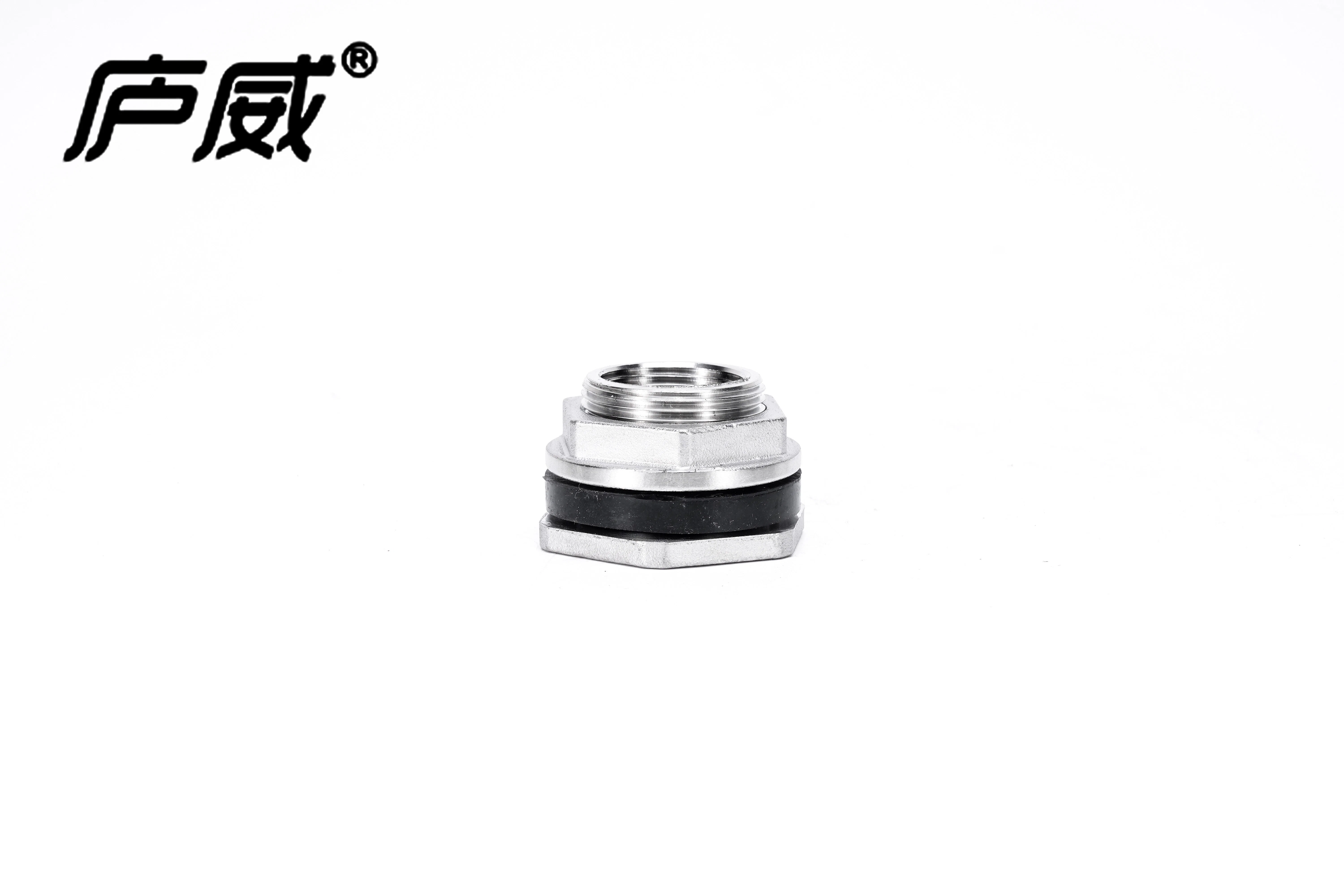 Stainless Steel Pipe Fitting Bulkhead Fittings for Water Tank Connector