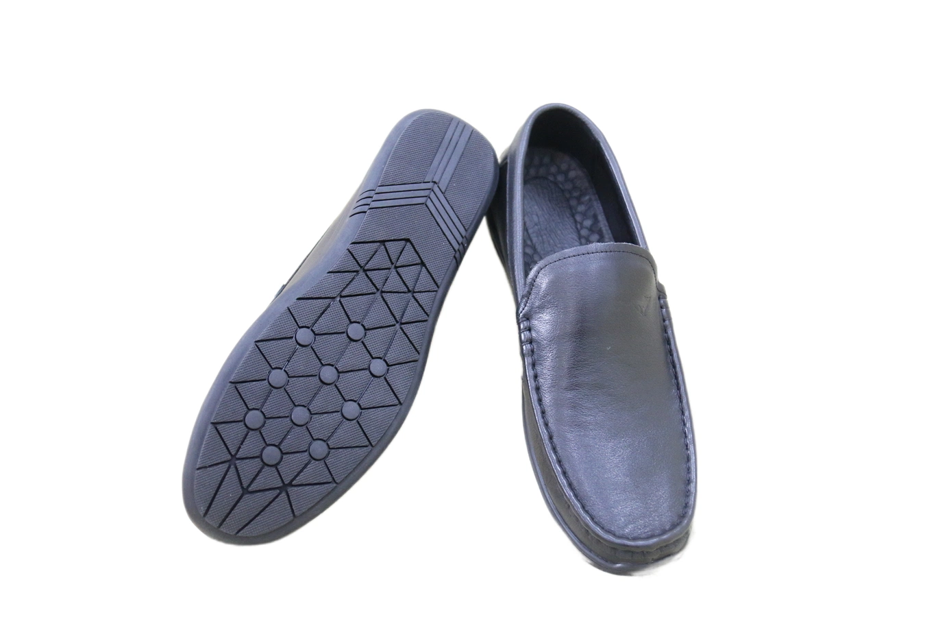 Classic Outdoor Travel Soft Rubber Sole Leather Business Men Leisure Casual Shoe