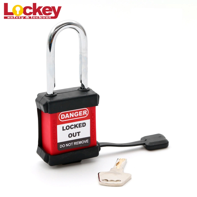 Dust-Proof Water-Proof Silica Cover Safety Lockout Padlock