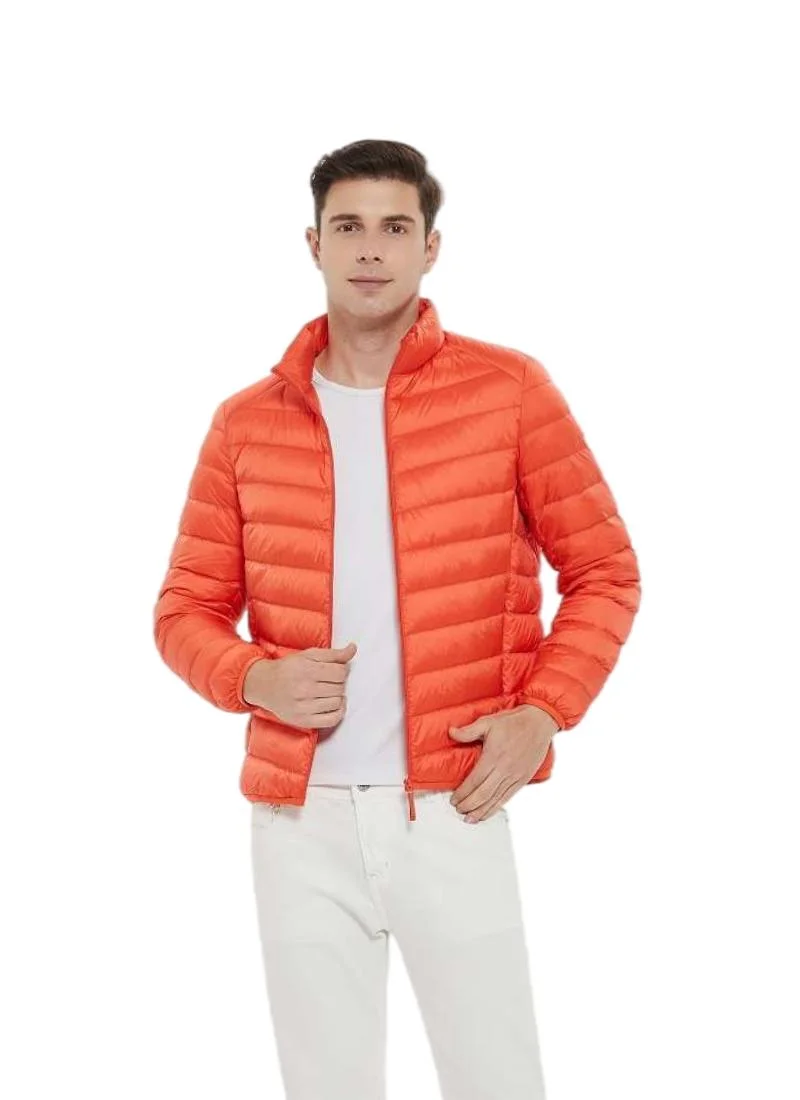 Nueva chaqueta de plumón Parka para hombre de invierno a prueba de viento con Capucha de piel