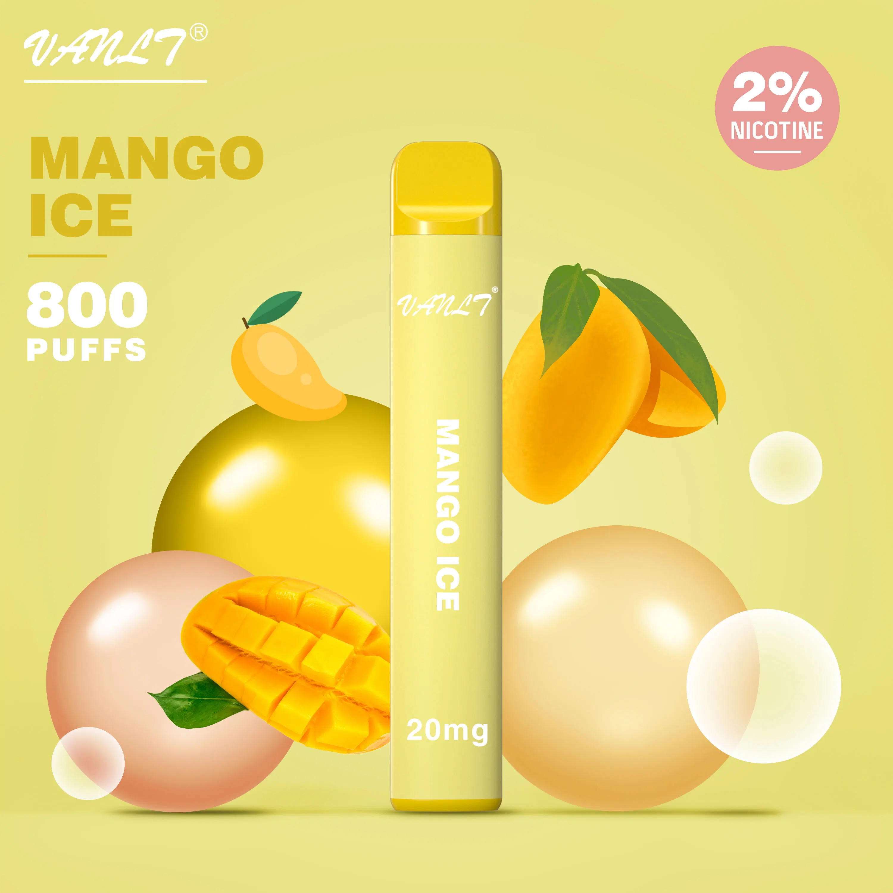 Mk Einweg Zigarette Mango Ice Flavors Wax Vape Pen