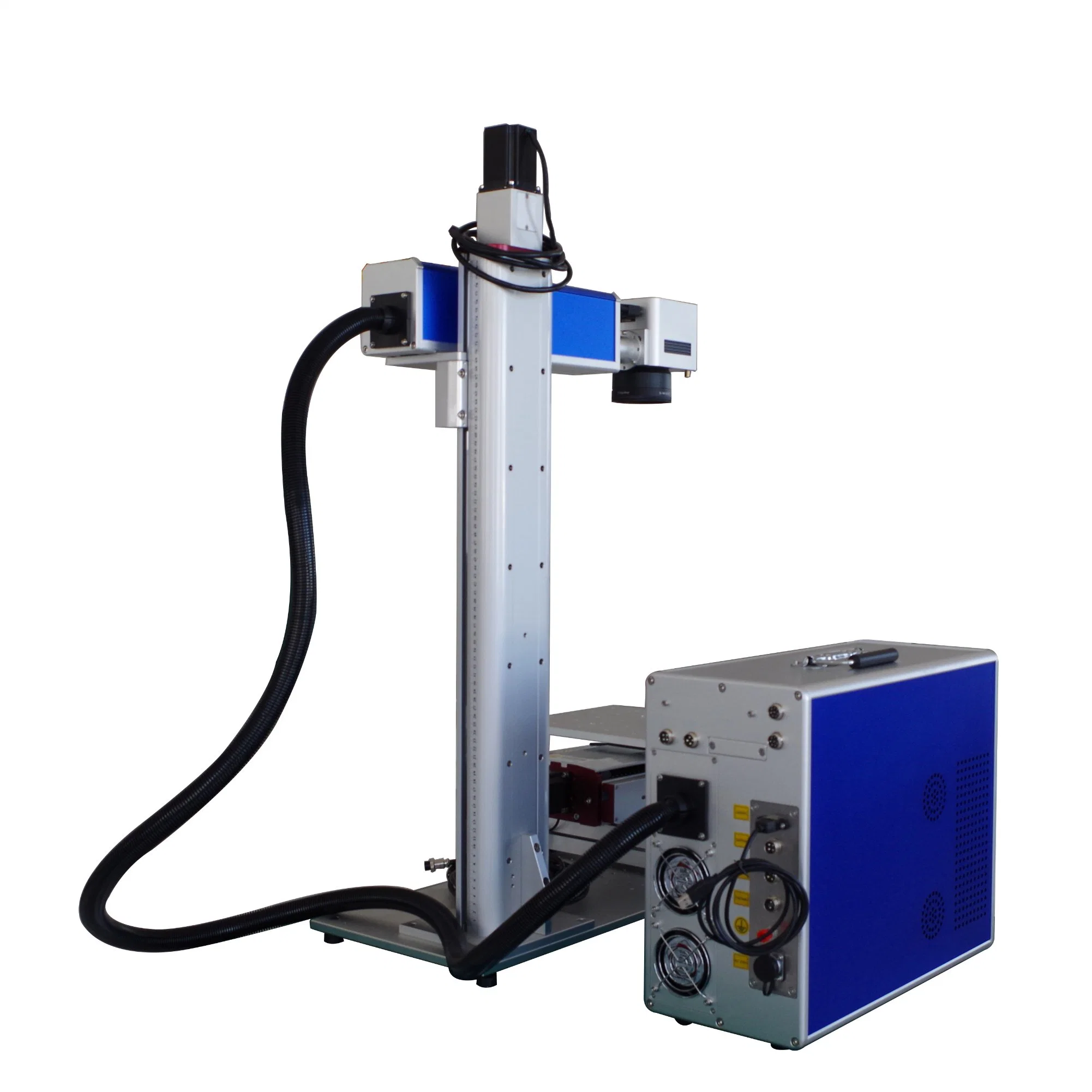 20W Fiber Laser Marking Machine Laser Marking Machine with Auto Xy Platform Moving Table