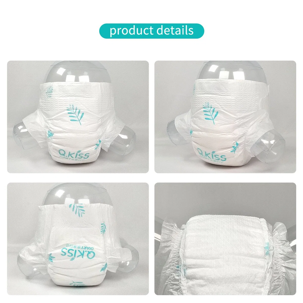 Q. Kiss Diary M Size Herbal Care Disposable Baby Nappy/Diaper