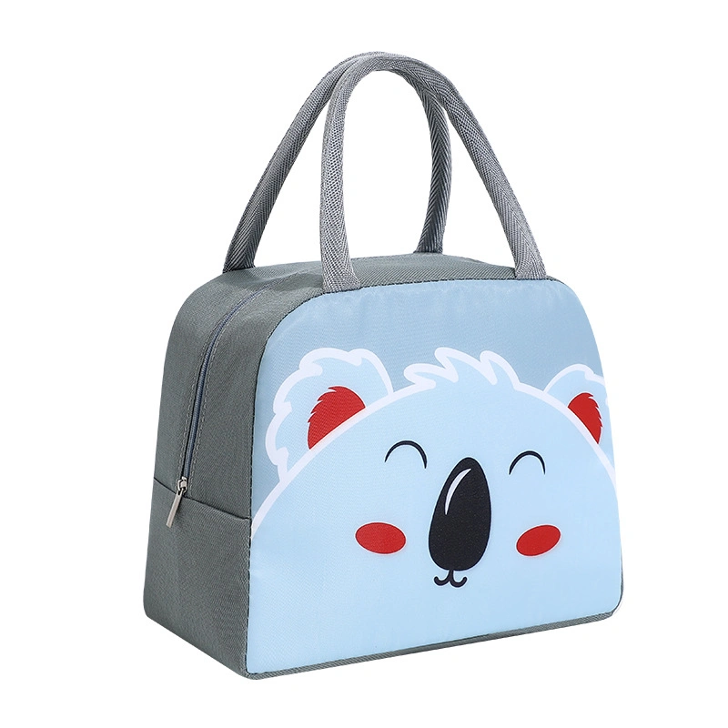 Factory Custom Insulated Bag Cute Animal Aluminium Lunch Cooler Bag for Children