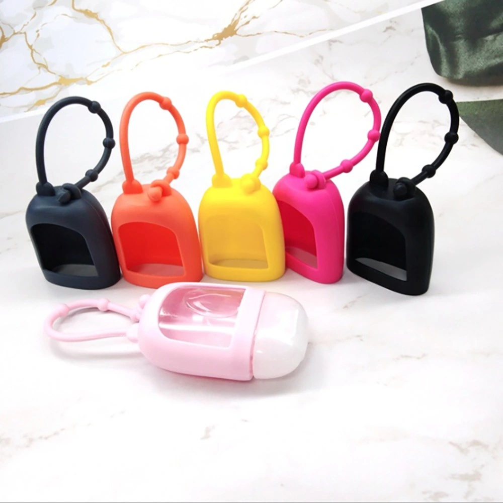 Wholesale/Supplier Bulk Custom Cartoon Perfume Bottle Sleeve Holder Detachable Silicone Hand Sanitizer Bottle Case Cover for Travel