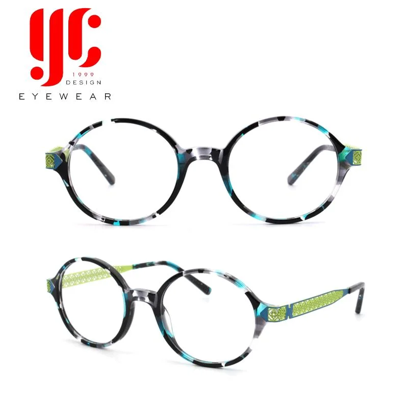 Acetate Round Eyeglasses Frames Manufacturer Glasses Wholesale Optical Eyewear