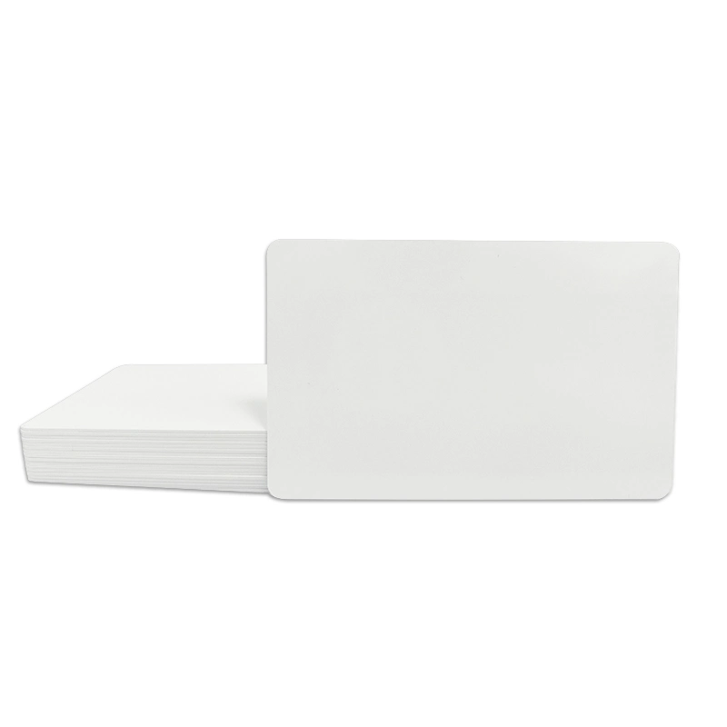 PVC ISO Ultra Pure Milky Contactless White IC Card