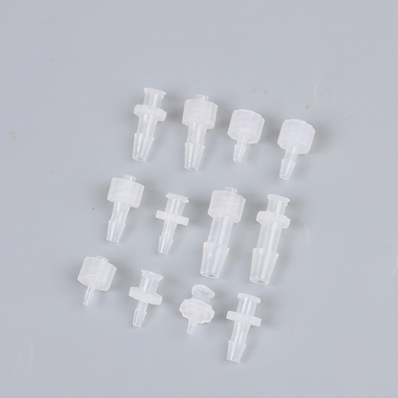 1.6mm-6.4mm Plastic Male Luer Joint Plastic Hose Joints Plastic Thread Joint