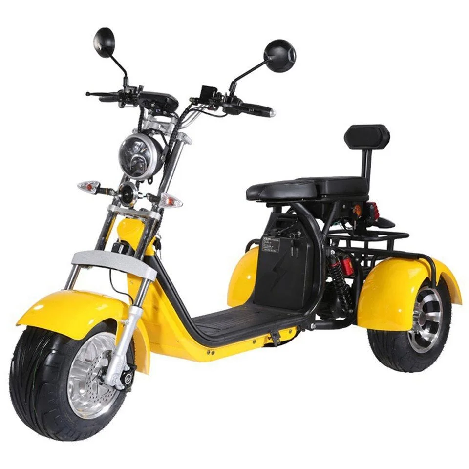 500W 800W Fat Body Shopping Scooter Hard Mobility Handicapped with Bucket Travel Electric Fashion Tricycles Three Wheels Scooter