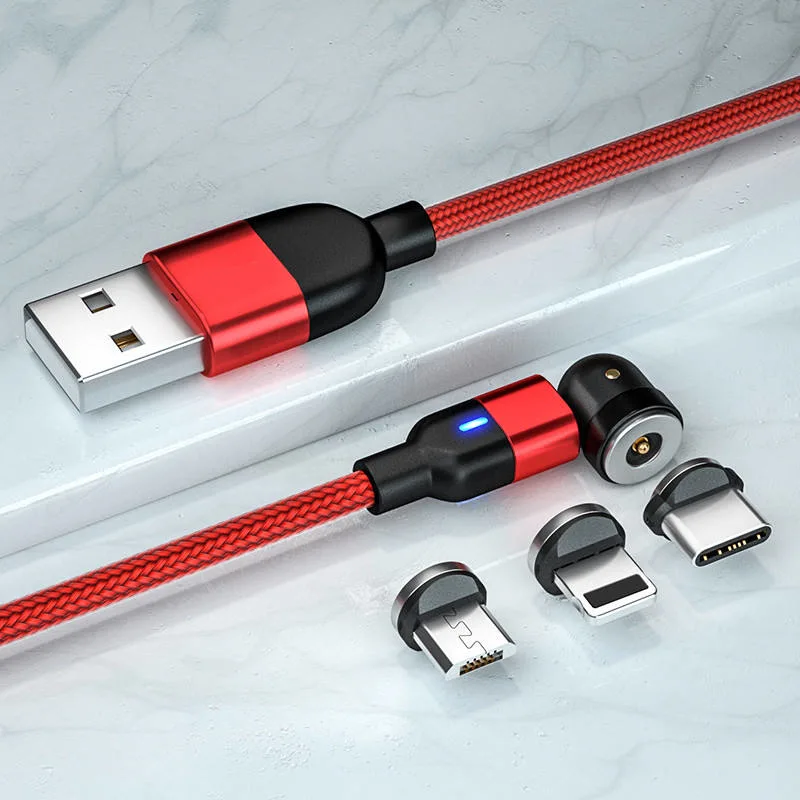 3 in 1 magnetische USB-Kabel Datenkabel schnell aufgeladen Kabel