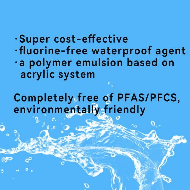 Green Environmental Protection Chemical Fabric Water Repellent Ecological Fluorine-Free Waterproof Agent Wsa-01