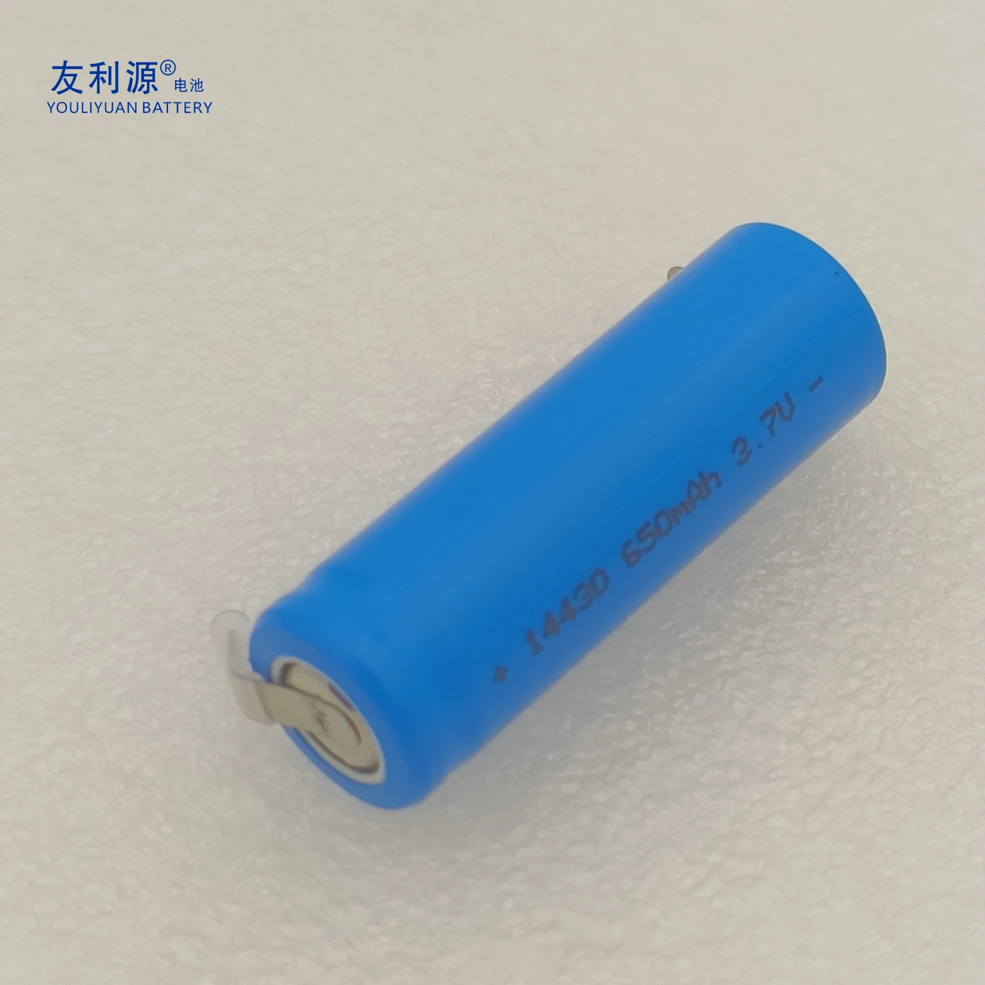 Factory Cheap Wholesale/Supplier Hot Sale 14430 3.7V 650mAh Lithium Ion Battery for Mobile Phone/Tablet/Laptop/Flashlight/Digital Camera/Digital Products