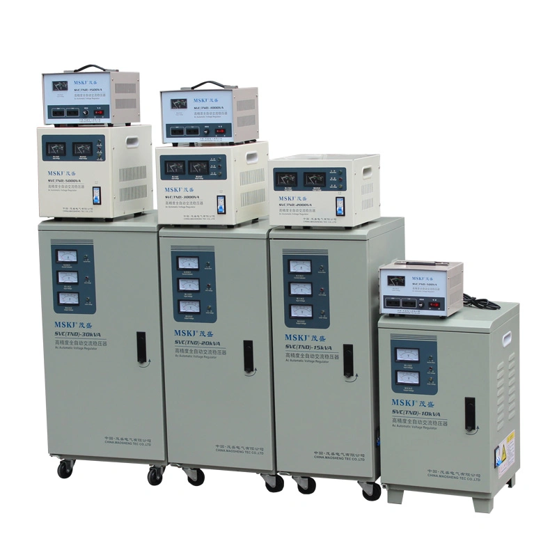 3 Phase 380V Tns Series 15kVA 30kVA 50kVA 90kVA Automatic Voltage Stabilizer