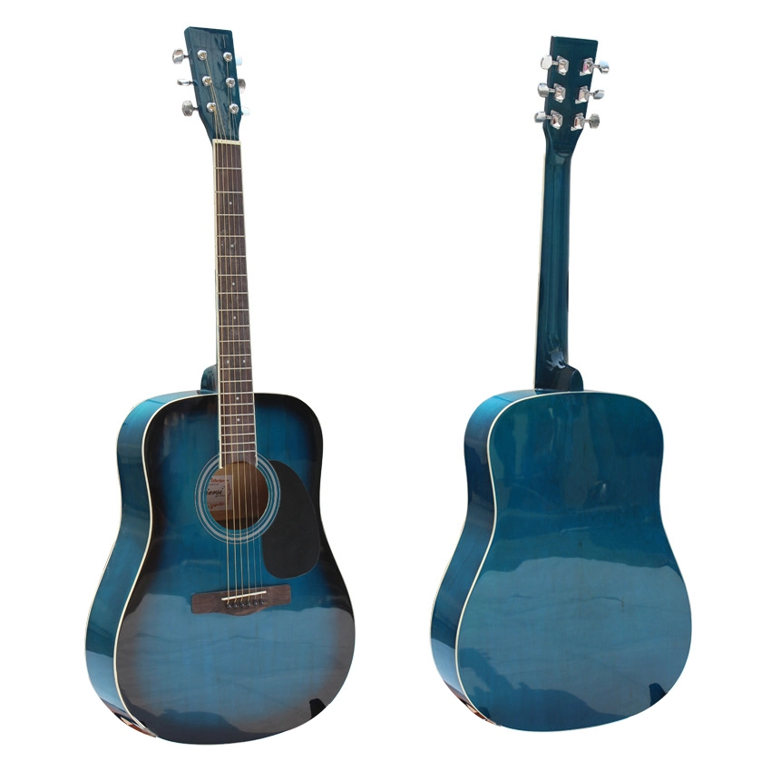 Hot Selling 41 Inch Open Style Cheap Folk Acoustic Guitar