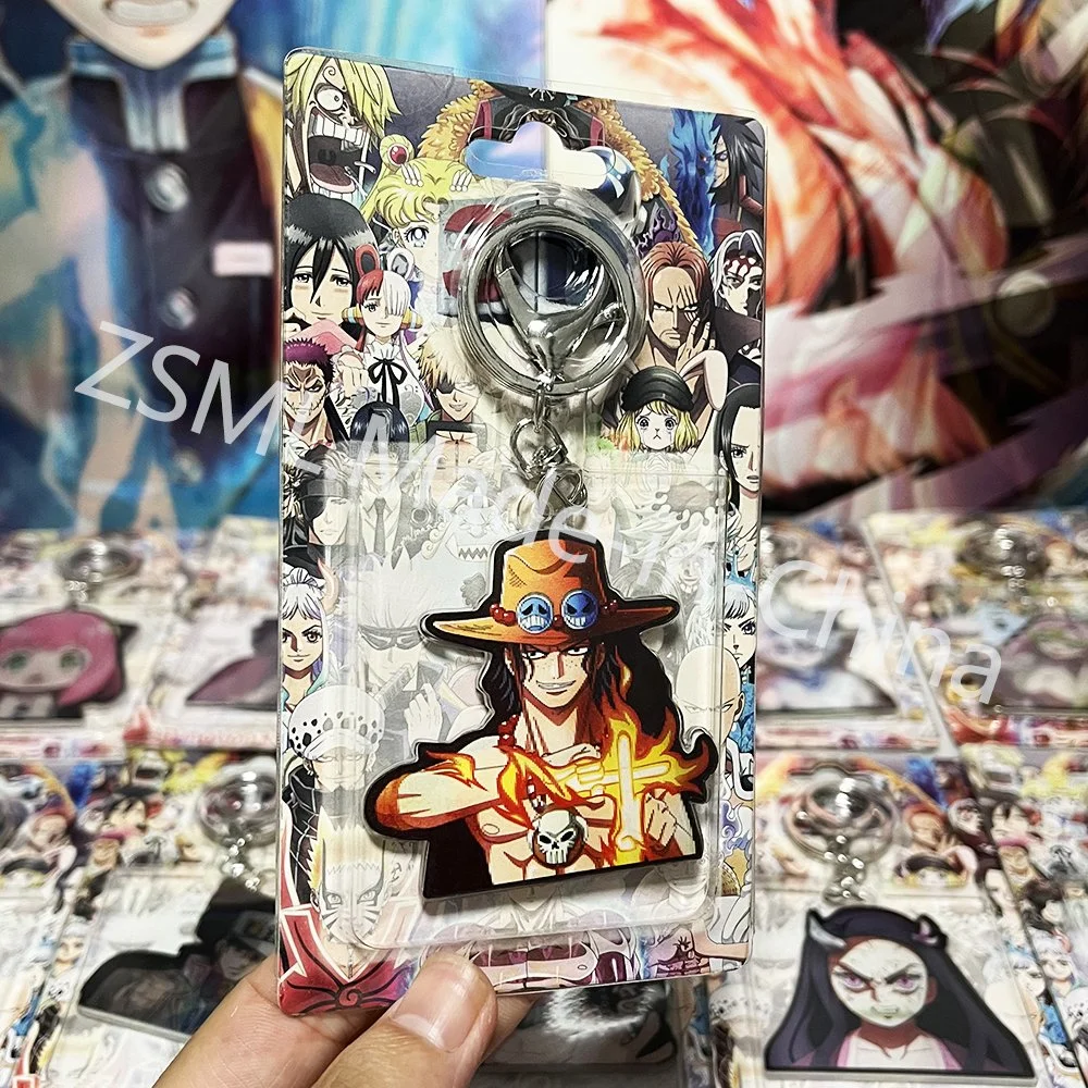 Wholesale/Supplier 3D Anime Keychains Ace One Piece Decoration Pendants (Pls Contact us for Full Catalogs)