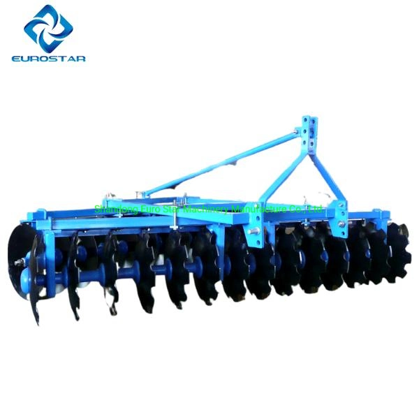 1bjx1.1 Hanging Medium-Sized Disc Harrow for 25-30HP Tractor Hydraulic Heavy Duty Agricultural Machinery Width 1100mm Folding Fold Wing Light Opposed Offset