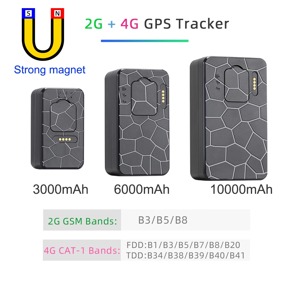 10000mAh super long standby magnet GPS tracking device for car/vehicle/boat/fleet/container Y15