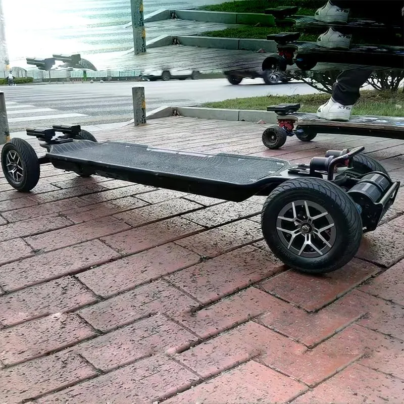 Hurricane 2 in 1 off-Road All Terrain Electric Skateboards, Ultra-Long 44 Miles Range Mountain Board, Highest 35mph Top Speed