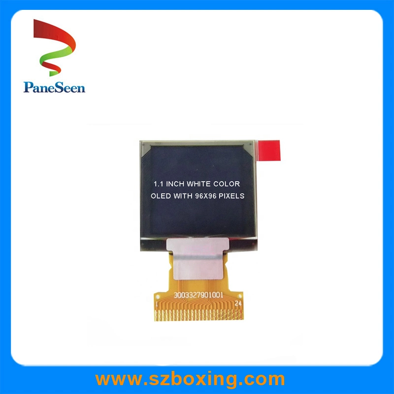 Spi Interface 1.1 Inch Square Size Pm OLED Screen with Resolution 96*96