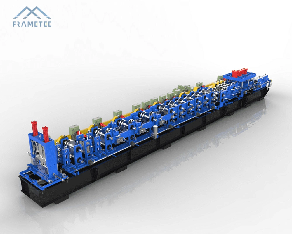 Cold-Formed Steel Roll Former C Z Purlin Roll Forming Machine