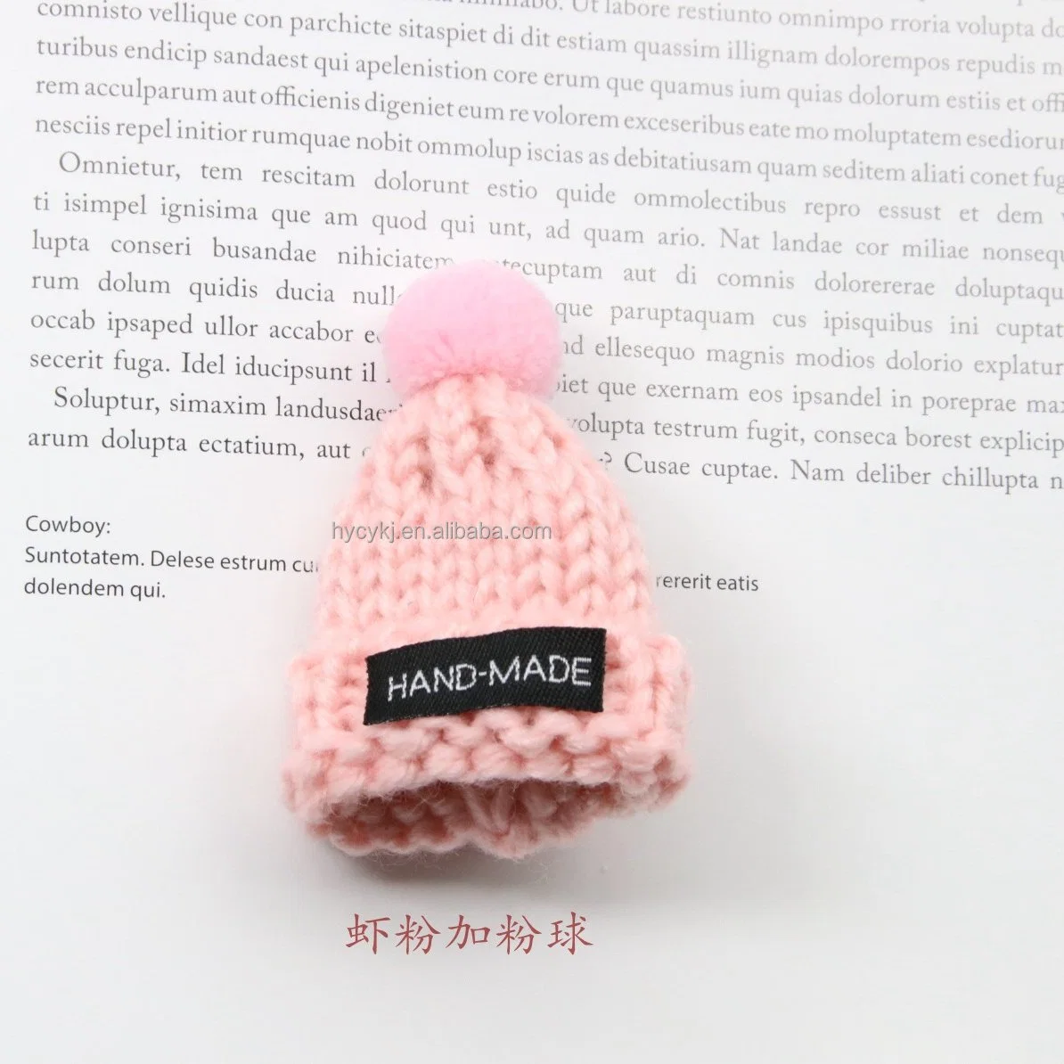 Mini Plush Small Hat Plush Knitting DIY Decorative Clothing Polyester Accessories