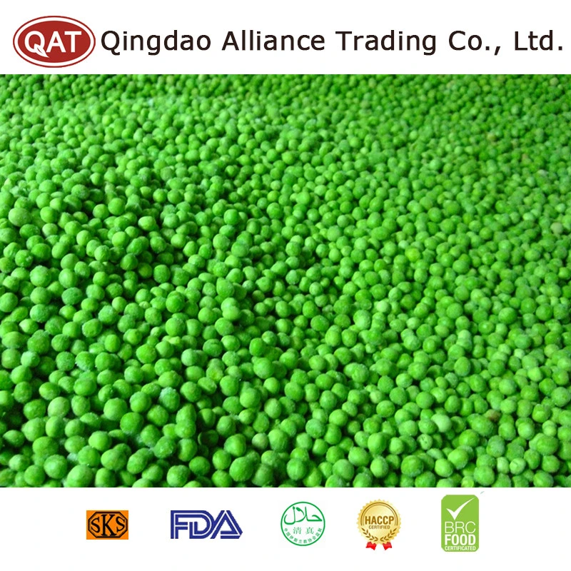 New Harvest A Grade Frozen IQF Green Color Peas with Competitive Price in Bulk Carton Package