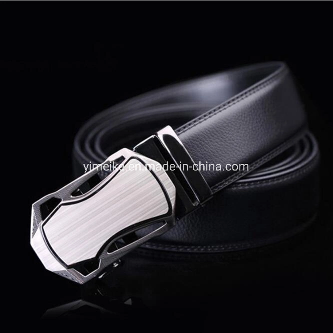 Men Fashion Unique Buckle Cow Split Leather Belt Apparel Accessories