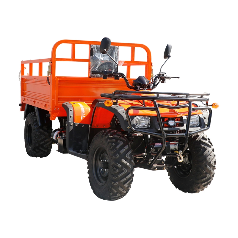 Véhicule utilitaire Quad agricole avec le basculement de godet hydraulique BS50du-2WD-1.5-B Orange