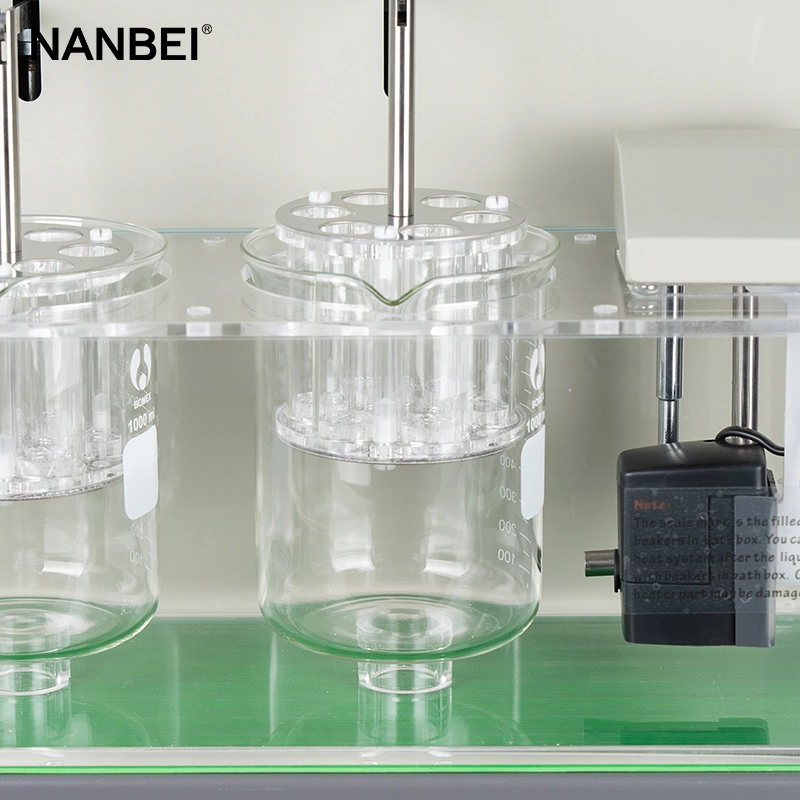 Nanbei Pharmaceutical Testing Equipment Lab 3 Vessels Tablet Dissolution Tester