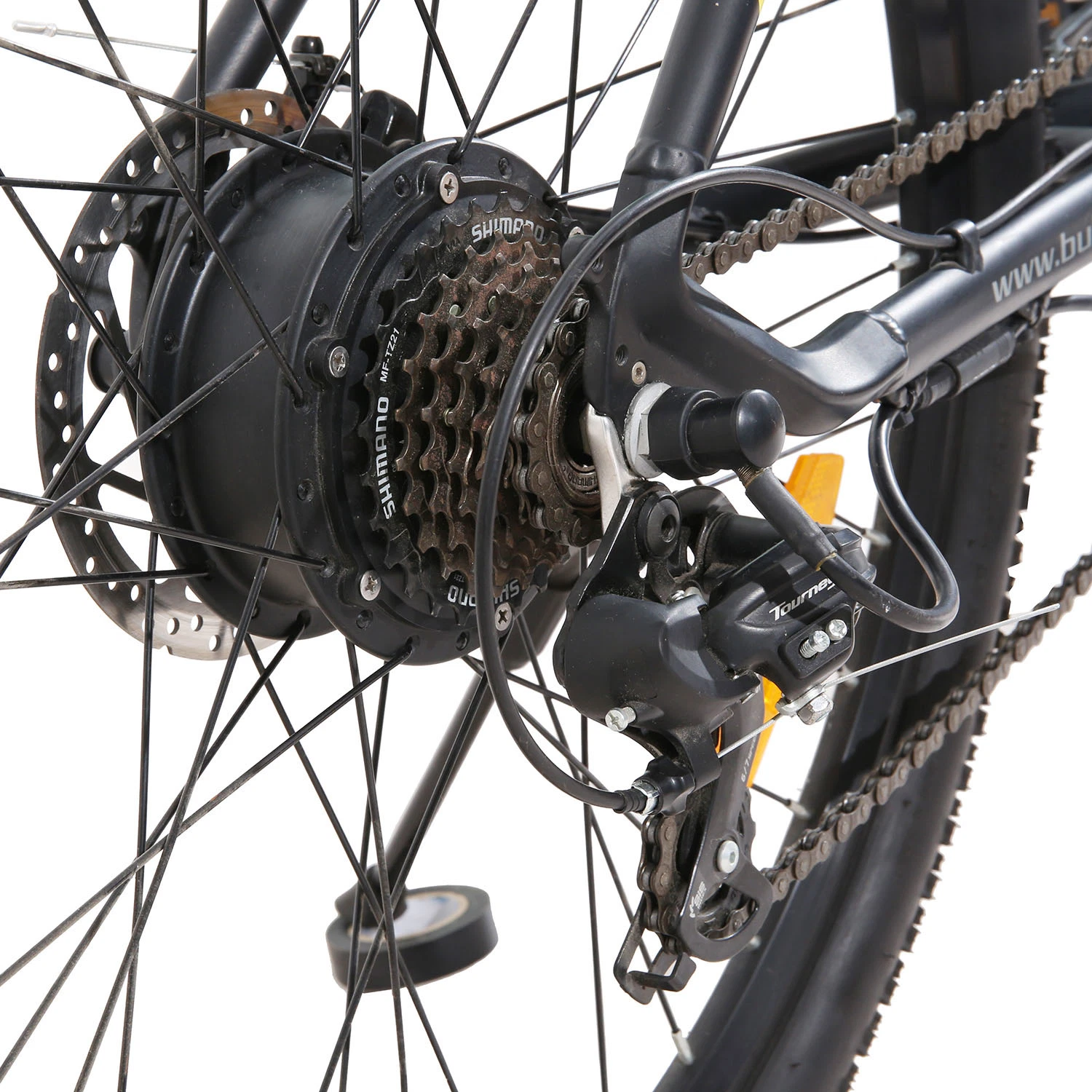 Ce Approval Foldable Electric Bike with Spoke Wheel MTB