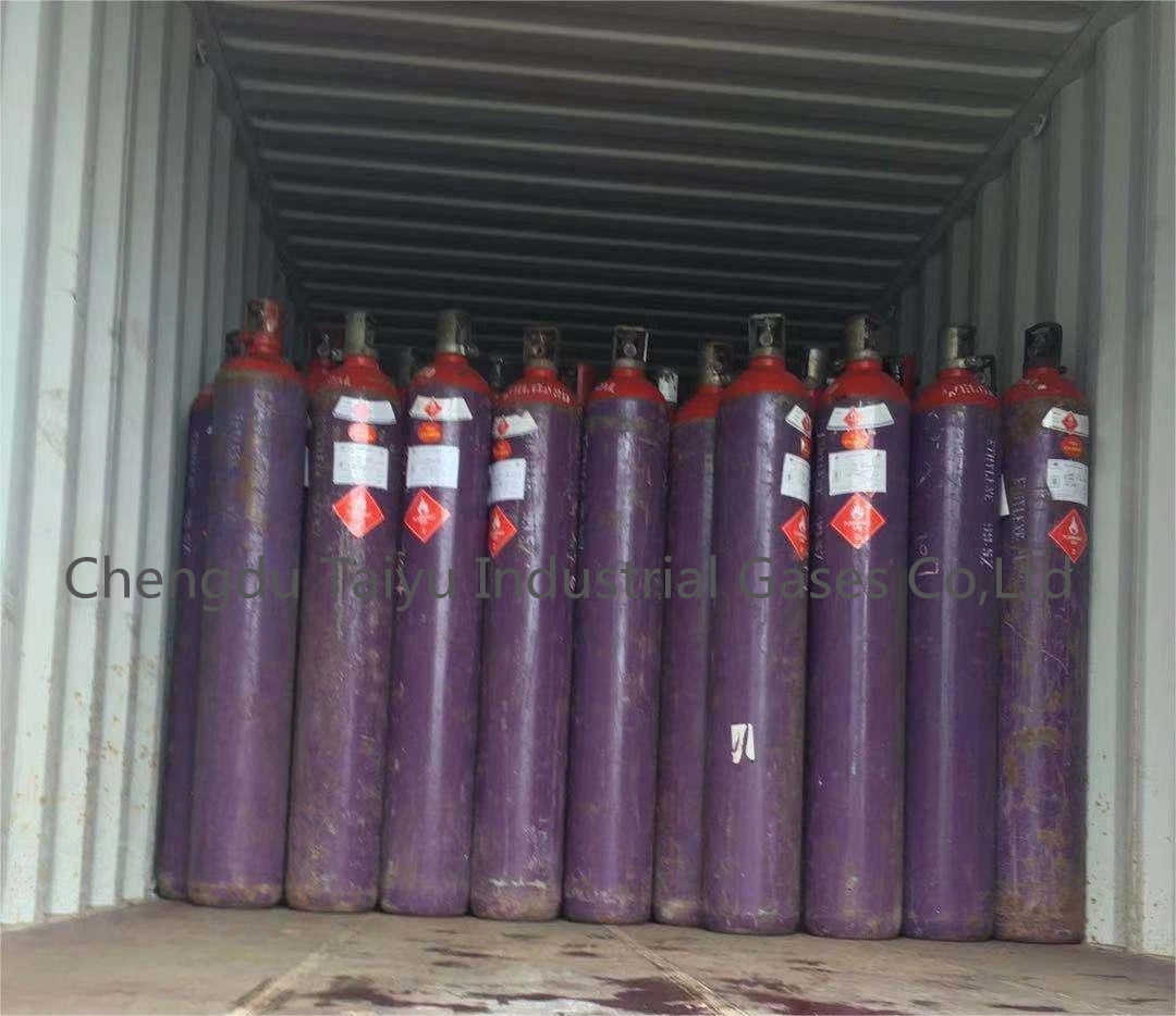 Industrial Grade 99.95% Ethylene C2h4 Gas Price Fruit Ripening Gas 13kg/47L Welded Cylinders